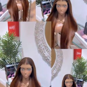 24 inches  honey brown Donor hair